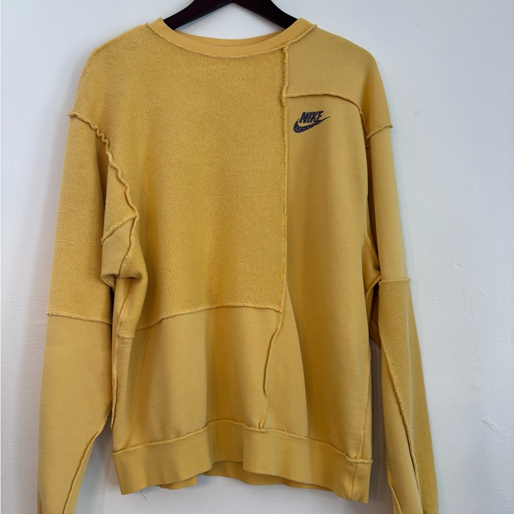 Patchwork Mustard Nike Crewneck